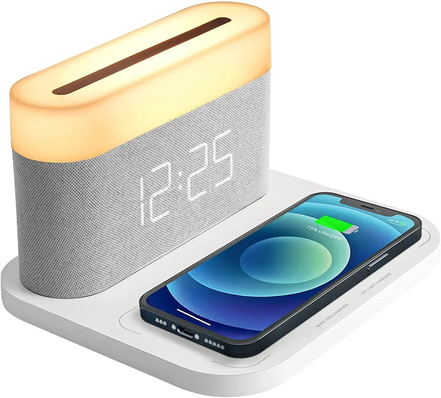 SmartCharge - Station de Charge Sans Fil avec Réveil et Veilleuse
