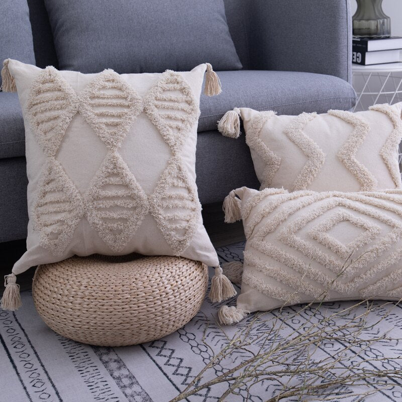 BohoVibes Pillow Covers – Style Ibiza pour Maison