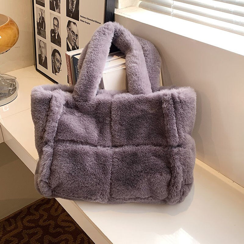Pipa Plush Bag – Sac Femme Confortable Hivernal