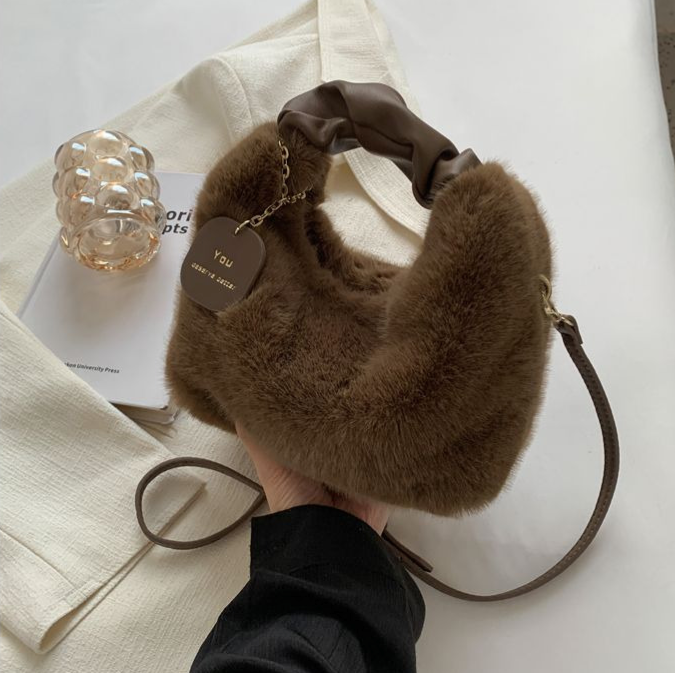 FluffyBag - Joli Sac à Main Doux et Câlin
