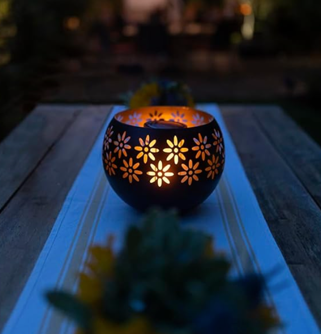 Solar Flowerlamp - Lampe solaire de jardin sans câblage