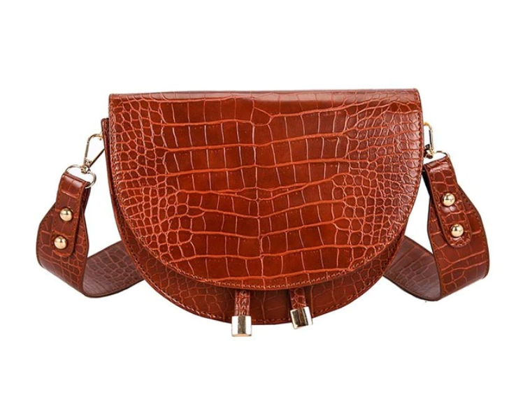 Chelsey Crossbody Bag - Sac Bandoulière Imprimé Crocodile