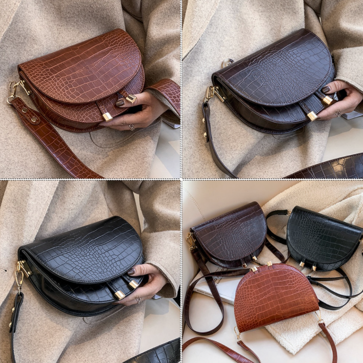 Chelsey Crossbody Bag - Sac Bandoulière Imprimé Crocodile