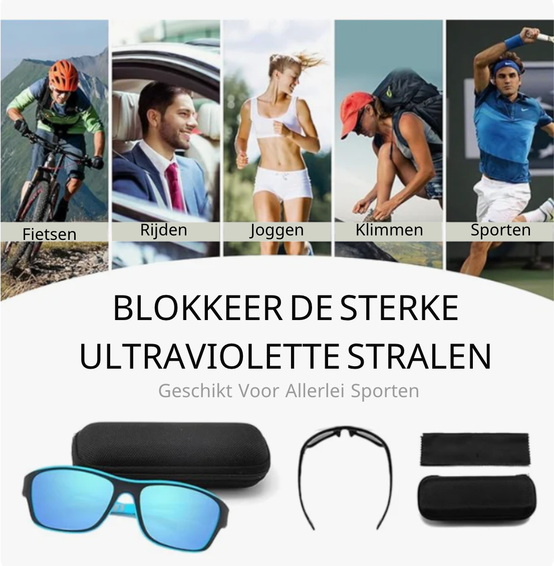 Pablo - Lunettes de Sport Stylées pour Plein Air