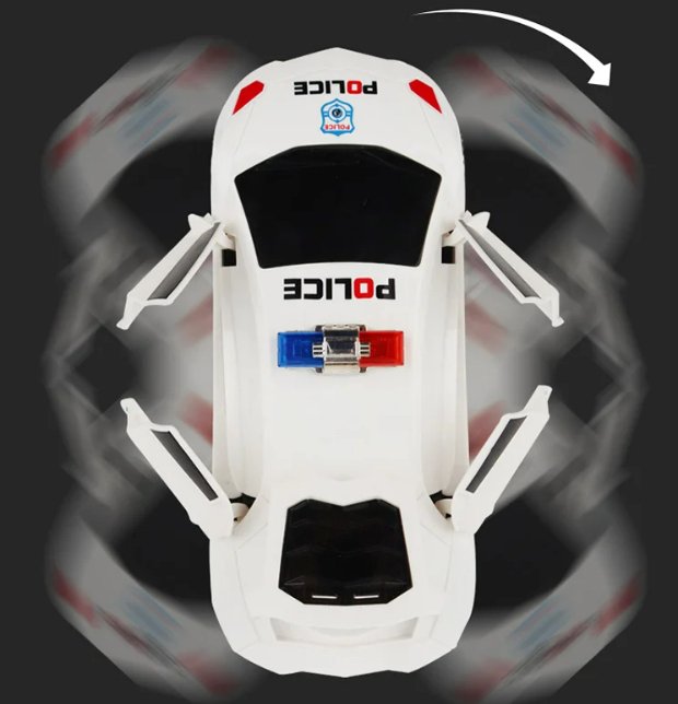 SpeedGlider – Voiture Police LED 360° Sonore