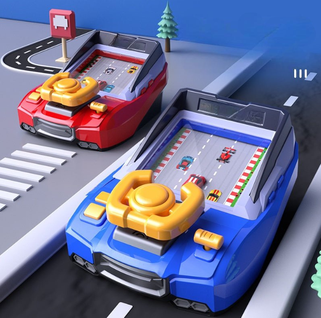 SpeedKid Toy - Volant Réaliste Jouet de Course Enfants