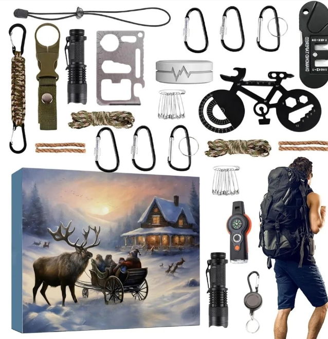 SurvivalPro Advent Calendar 2025 - Équipement Outdoor