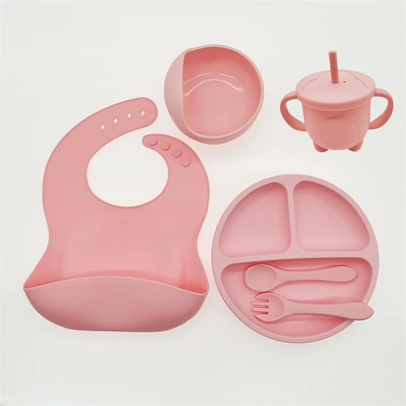 TinyBites - Set Repas Silicone Bébé