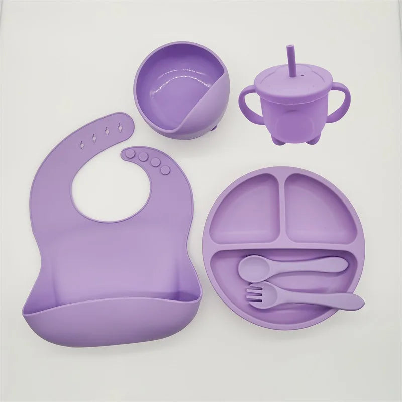 TinyBites - Set Repas Silicone Bébé