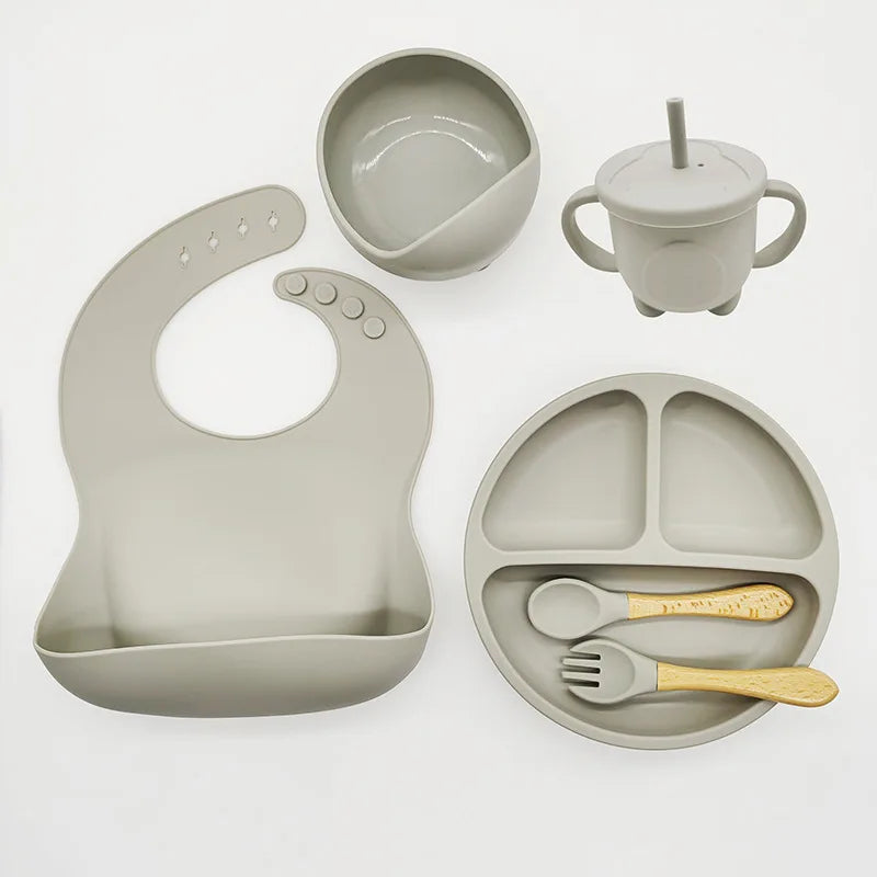 TinyBites - Set Repas Silicone Bébé