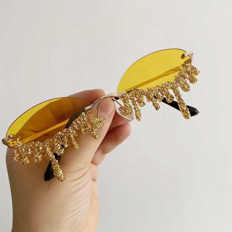 Cry me a Glitter - Lunettes de Festival à Paillettes