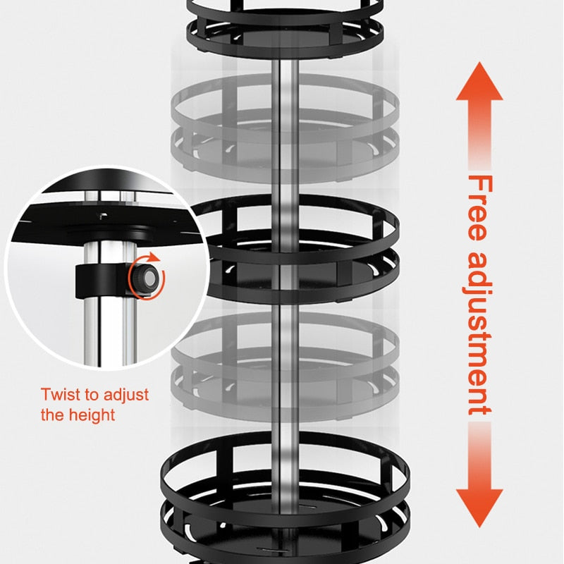 Organiseur Rotatif 360 - Etagere de rangement multifonction pour la cuisine