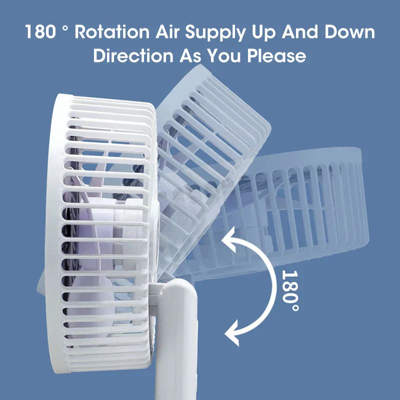 BreezeWave - Ventilateur 4-en-1 Portable pour un Refroidissement Puissant