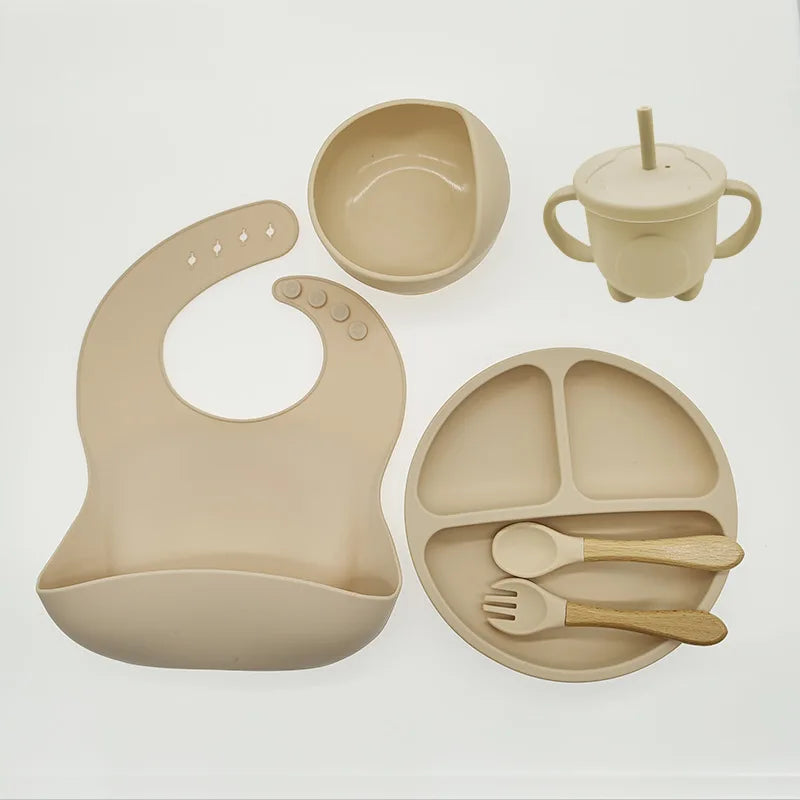 TinyBites - Set Repas Silicone Bébé