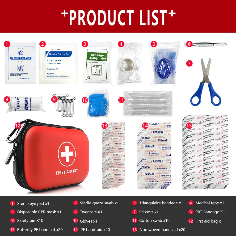 SafeKit Pro - Kit Premiers Secours Complet 91 Pièces