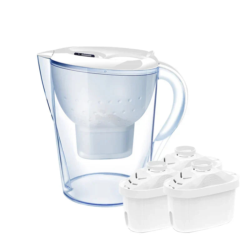 HydroPure - Carafe Filtrante Alcaline Élégante de 3,5 Litres