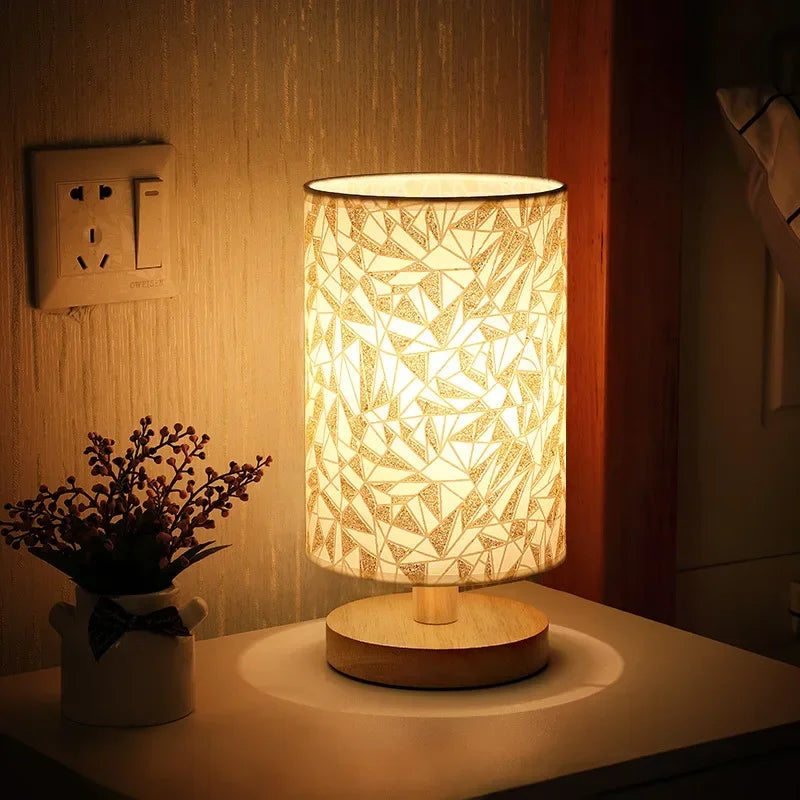 LinoLight Lampe – Lampe de Table en Lin LED | Éclairage Doux & Design Naturel