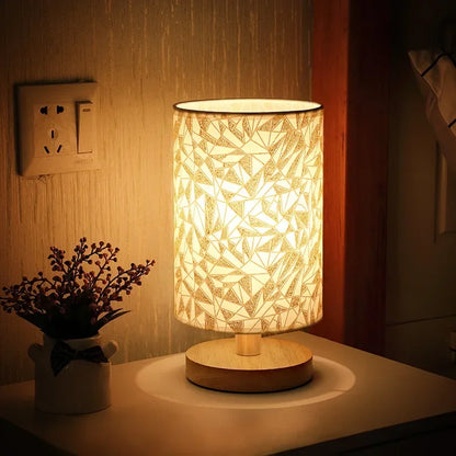 LinoLight Lampe – Lampe de Table en Lin LED | Éclairage Doux & Design Naturel