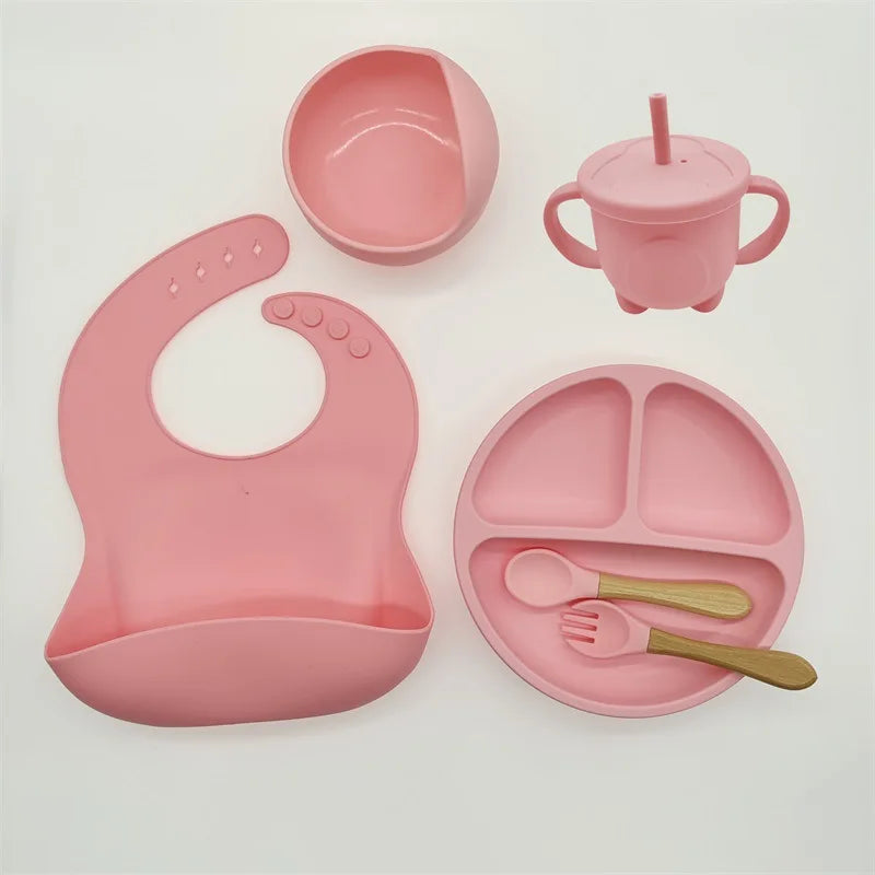TinyBites - Set Repas Silicone Bébé