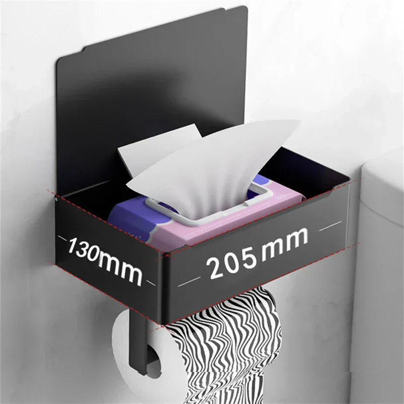 Bibbie - Porte-rouleau de papier toilette élégant en métal