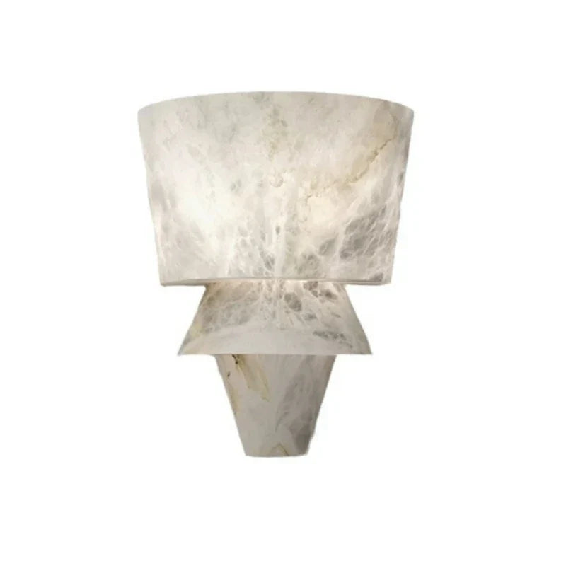 MarbleGlow - Applique murale en pierre naturelle au design minimaliste