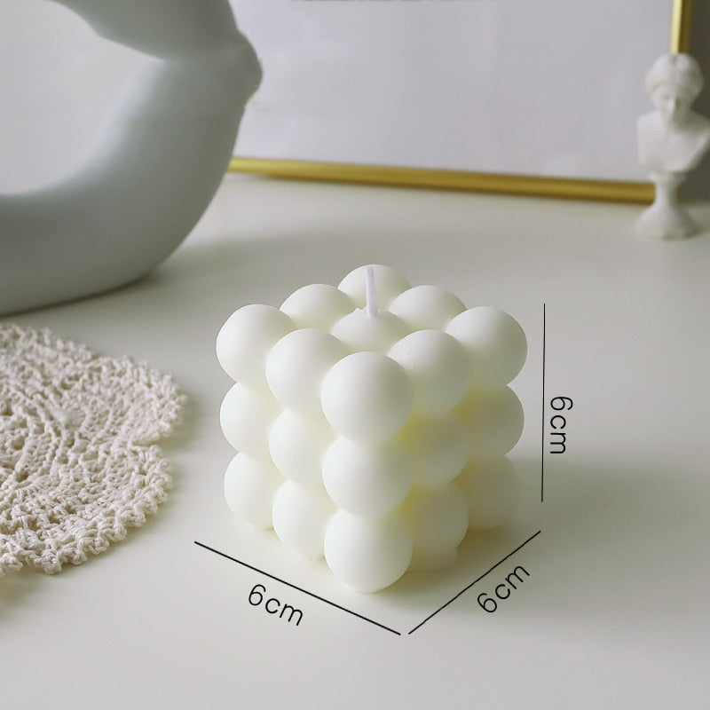 BubbleGlow Candle - Bougie Tendance pour Intérieur