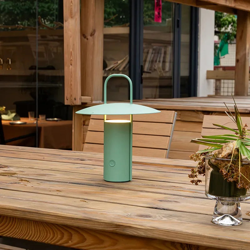 LuxeLume - Lampe de Bureau Sans Fil Étanche avec Variateur Tactile