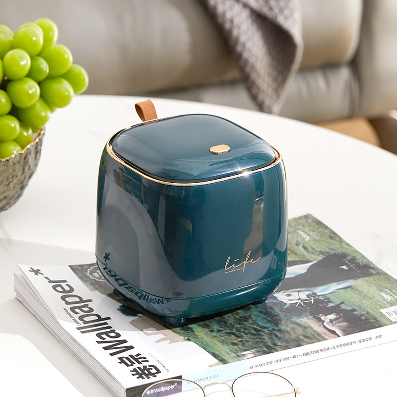 LuxeBin - Poubelle de Table Élégante pour Espace