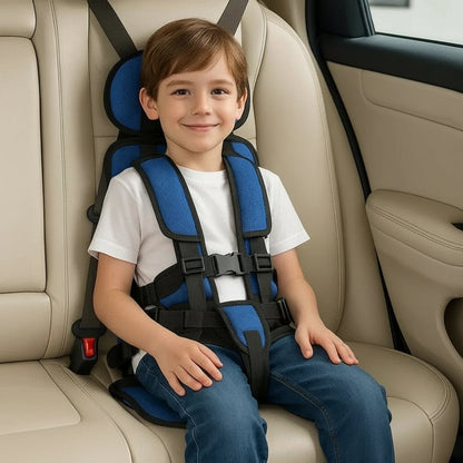 Siège Auto Bébé Pliable avec Harnais à Cinq Points | Compact et Portable pour Voyages Sécurisés 1