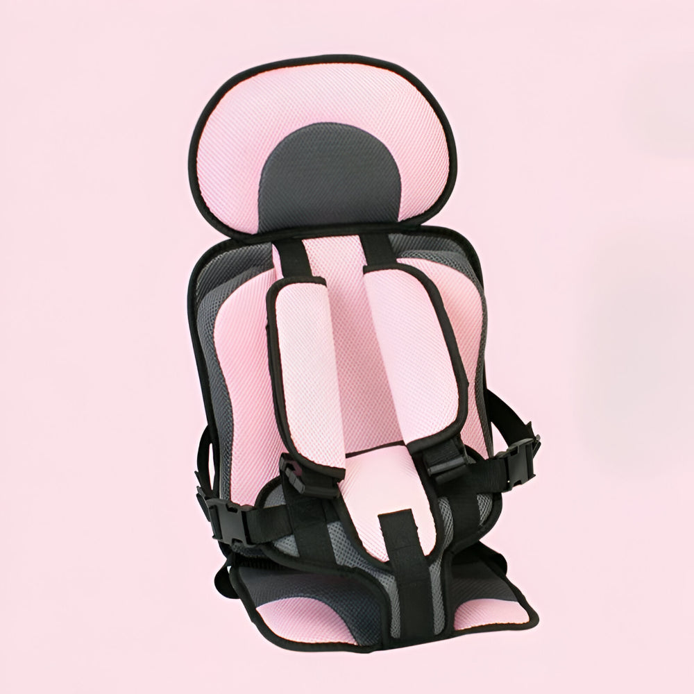 Siège Auto Bébé Pliable avec Harnais de Sécurité | Confort Optimal pour Voyage en Voiture 2