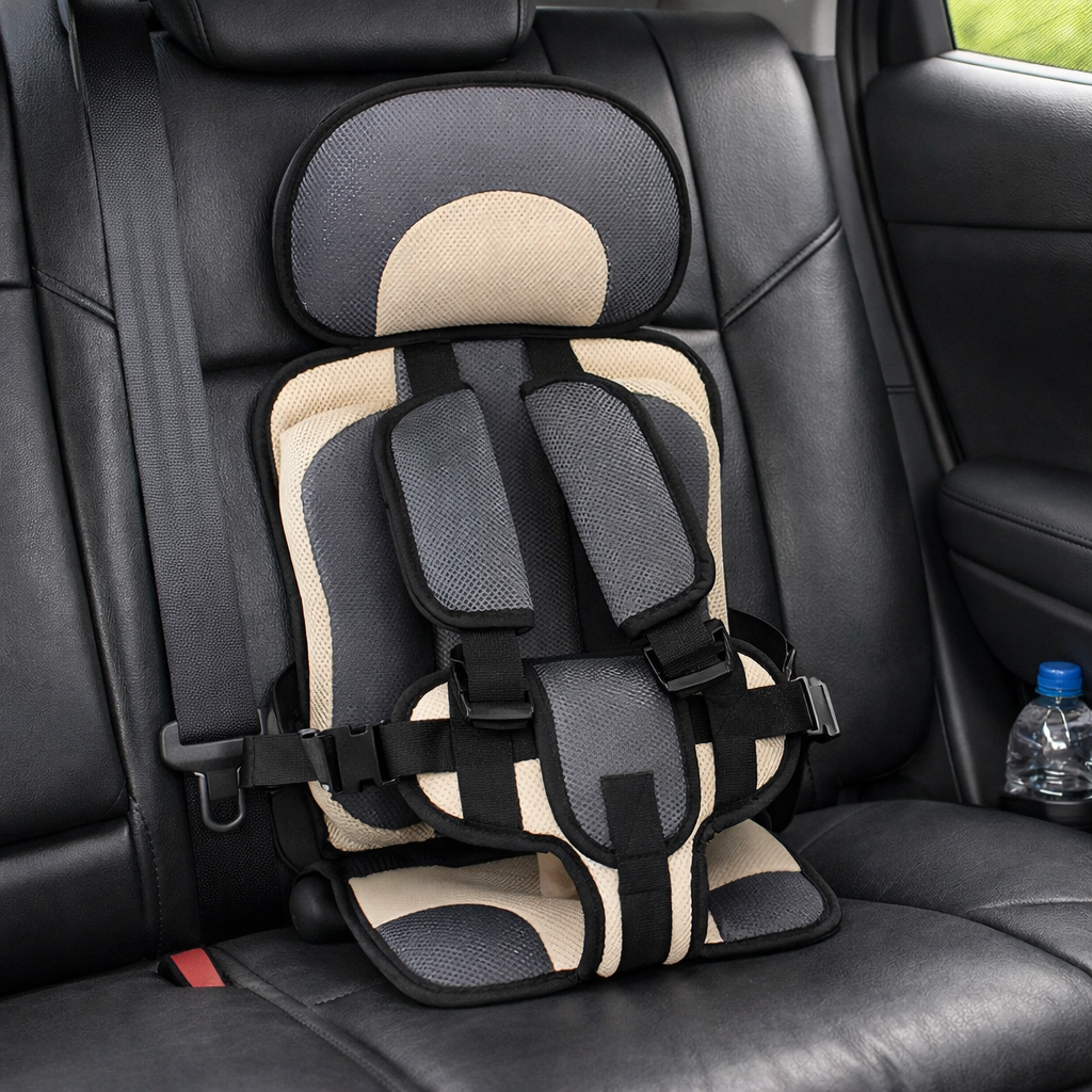 Siège Auto Bébé Pliable avec Harnais de Sécurité | Confort Optimal pour Voyage en Voiture 8
