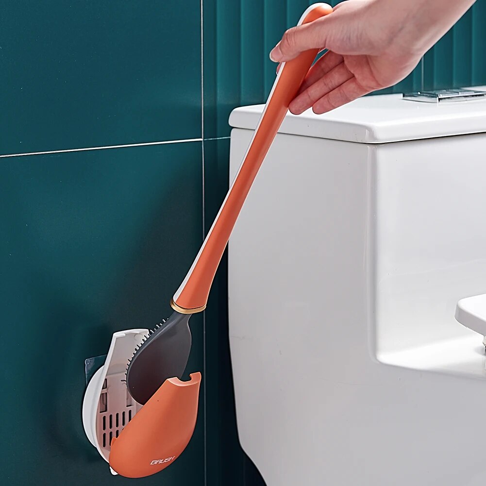 SumiClean - Brosse WC en silicone au design épuré
