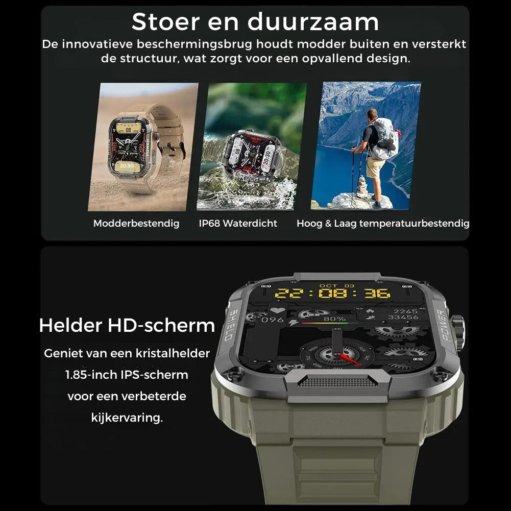 BlazeX Pro - Montre connectée puissante compatible iOS et Android