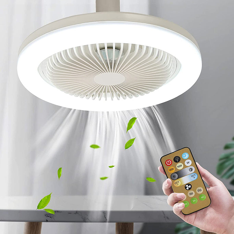 BreezeGlow Fan Light - Ventilateur de Plafond avec Télécommande