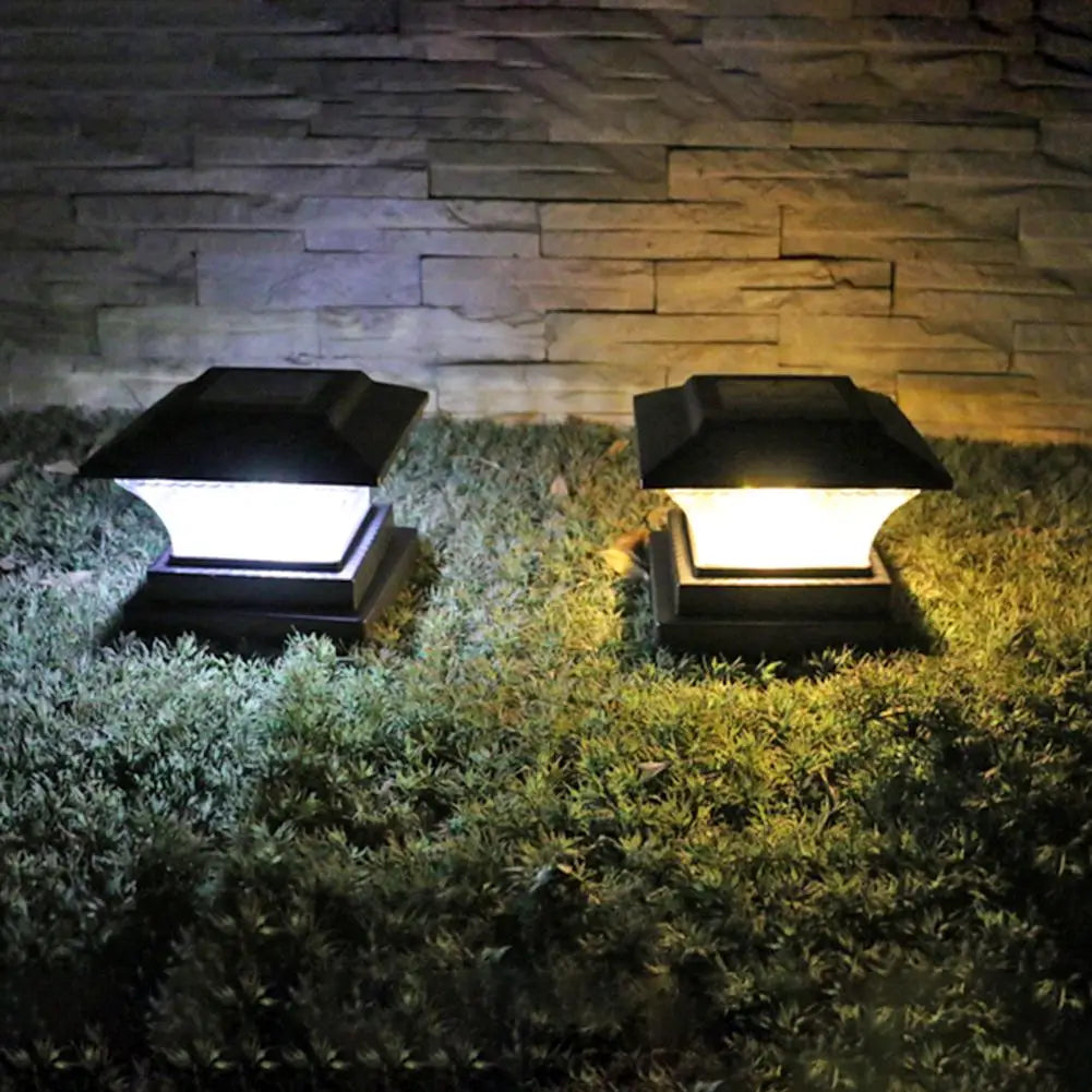 SoleilLuxe - Lampe Solaire de Jardin LED Élégante