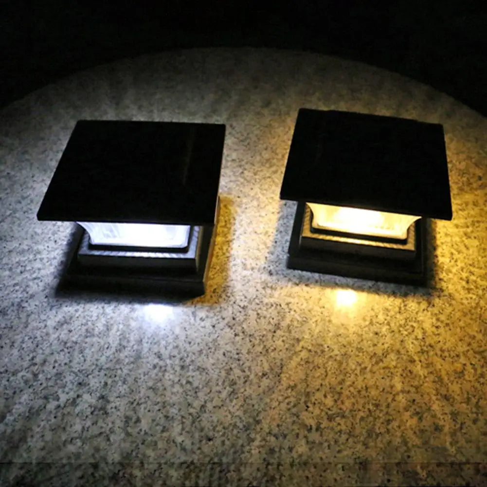 SoleilLuxe - Lampe Solaire de Jardin LED Élégante