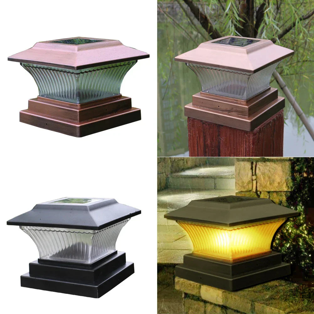 SoleilLuxe - Lampe Solaire de Jardin LED Élégante