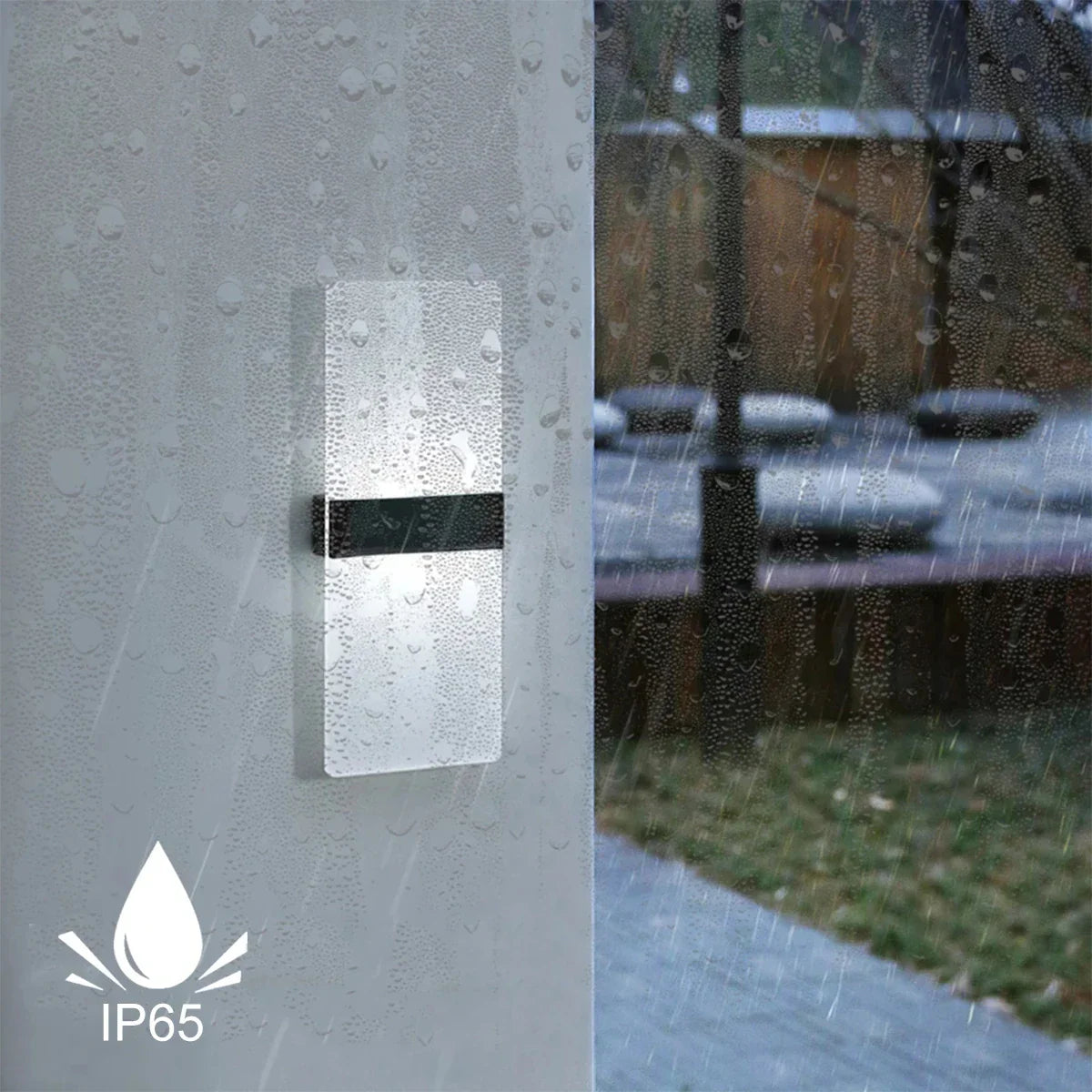 SolaraLight | Élégante Applique Murale Solaire LED Moderne Extérieur 1