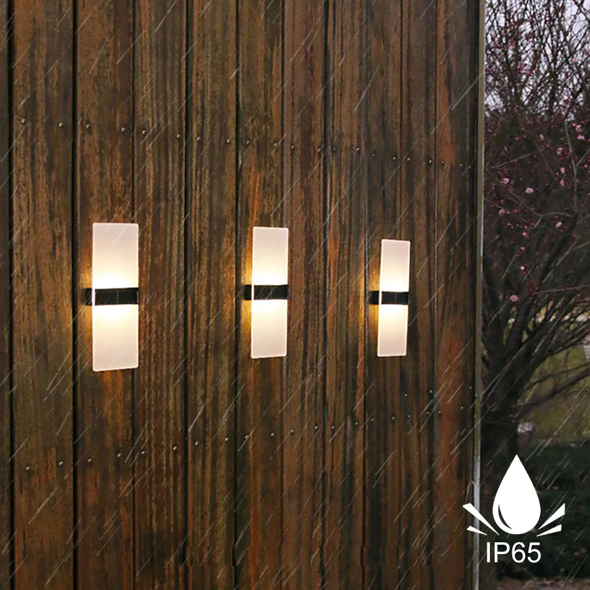 SolaraLight | Élégante Applique Murale Solaire LED Moderne Extérieur 4