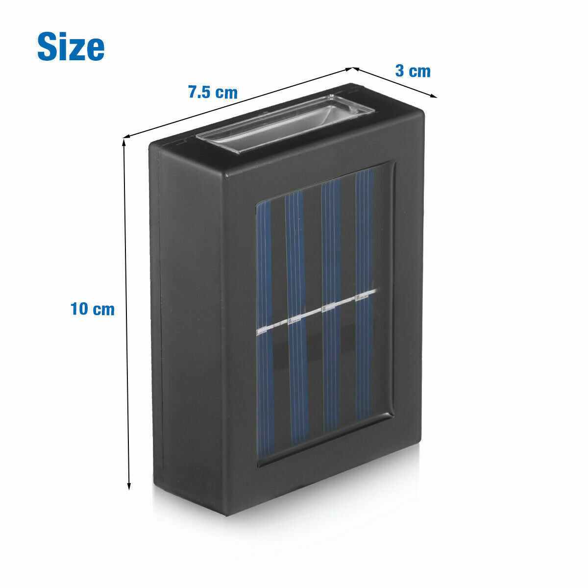 Solara | Élégante Applique Murale Solaire Ultra Lumineuse 6