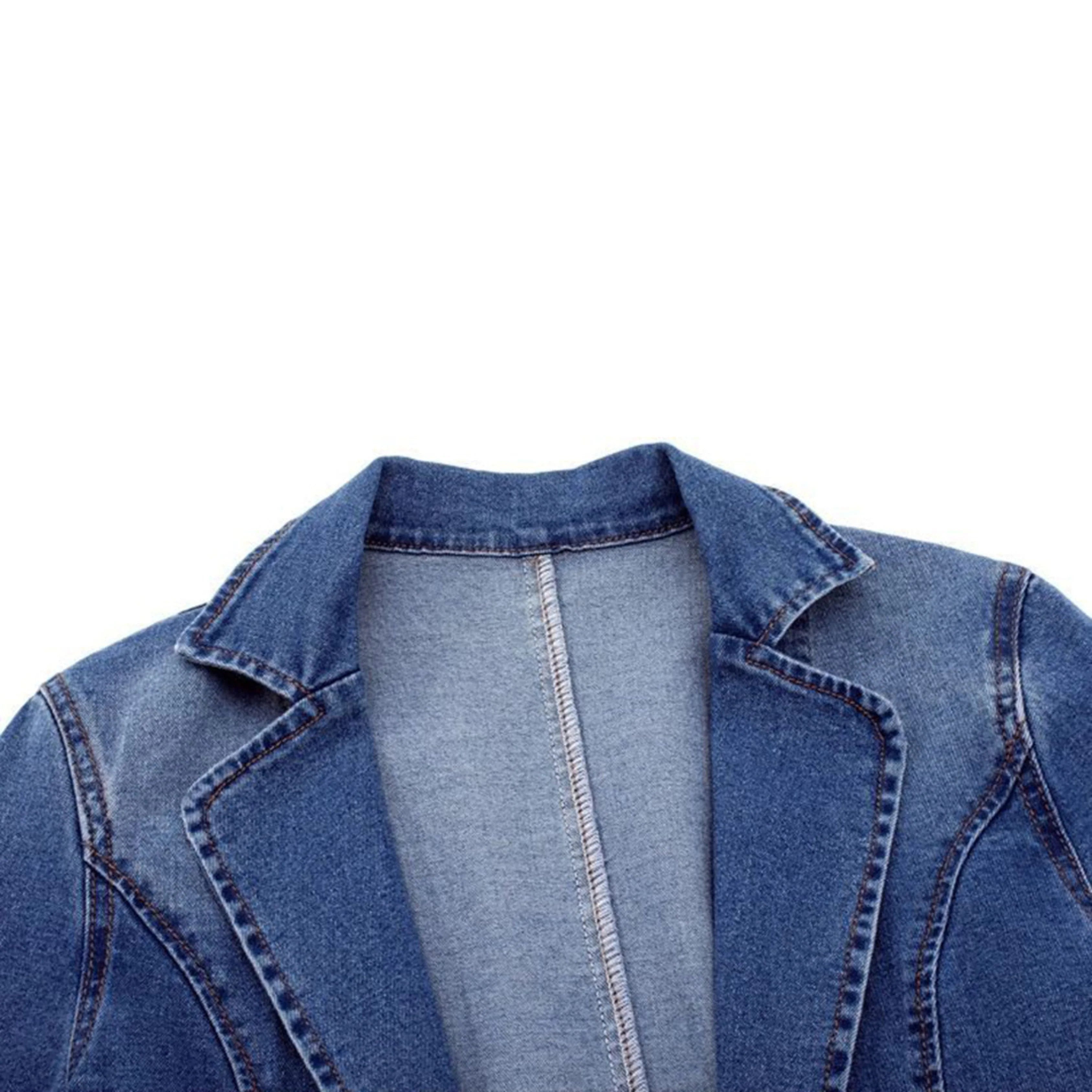 Sophie | Élégant Blazer Denim Femme Moderne 4