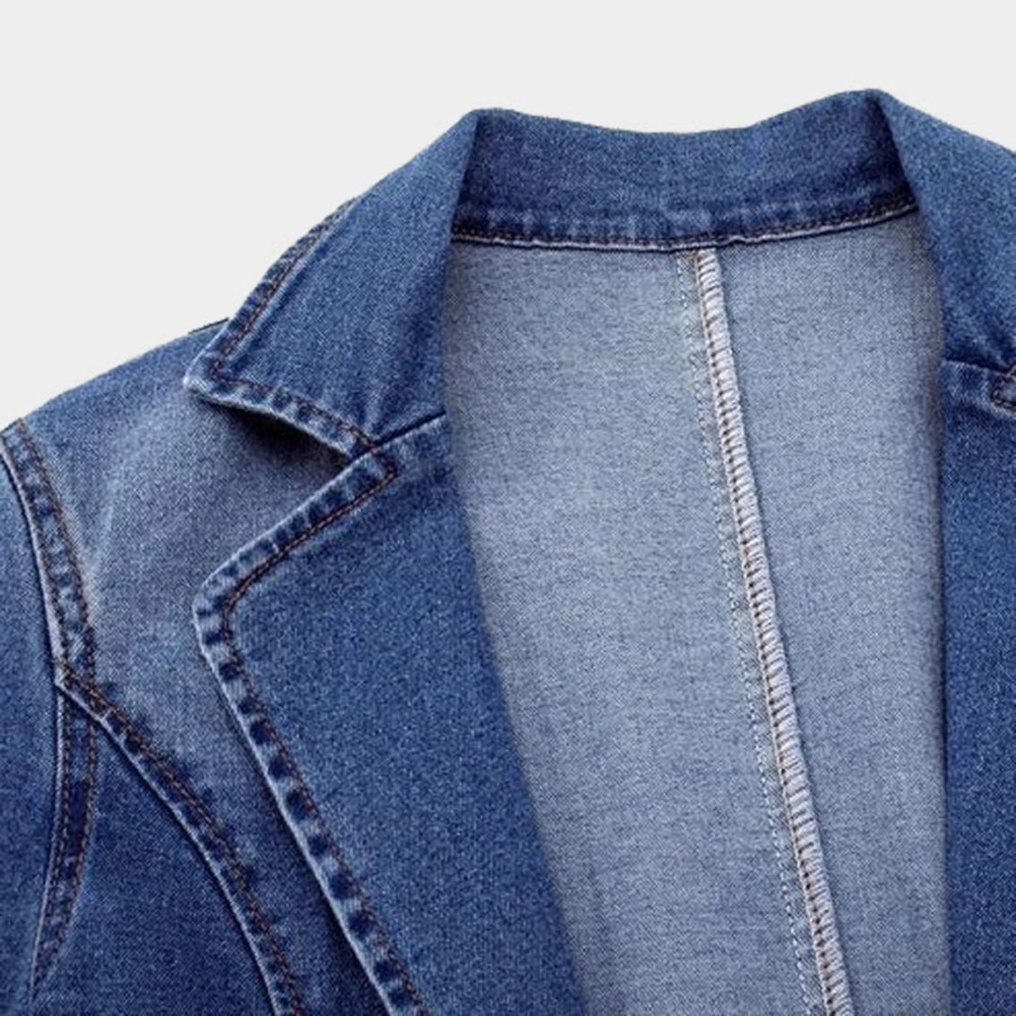 Sophie | Élégant Blazer Denim Femme Moderne 5