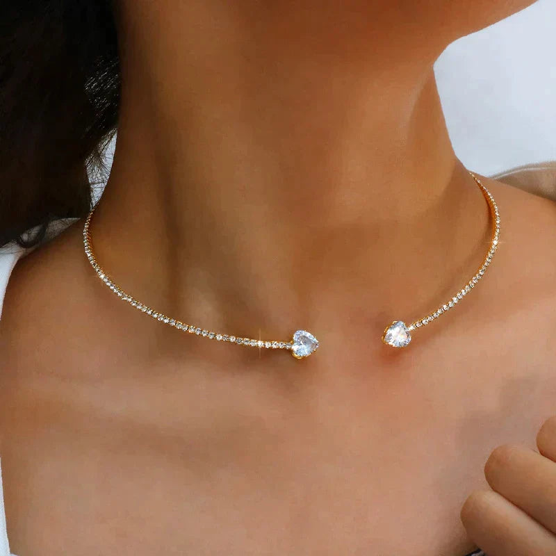 Collier Ras de Cou Zirconia Scintillant - Glamour