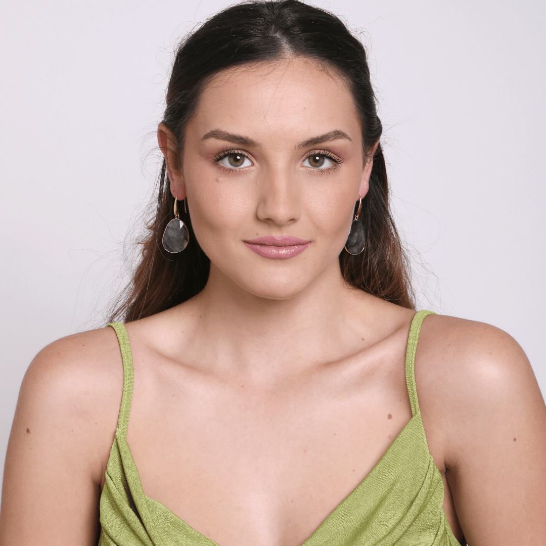 Labradorite Dream - Boucles pendantes en pierre naturelle