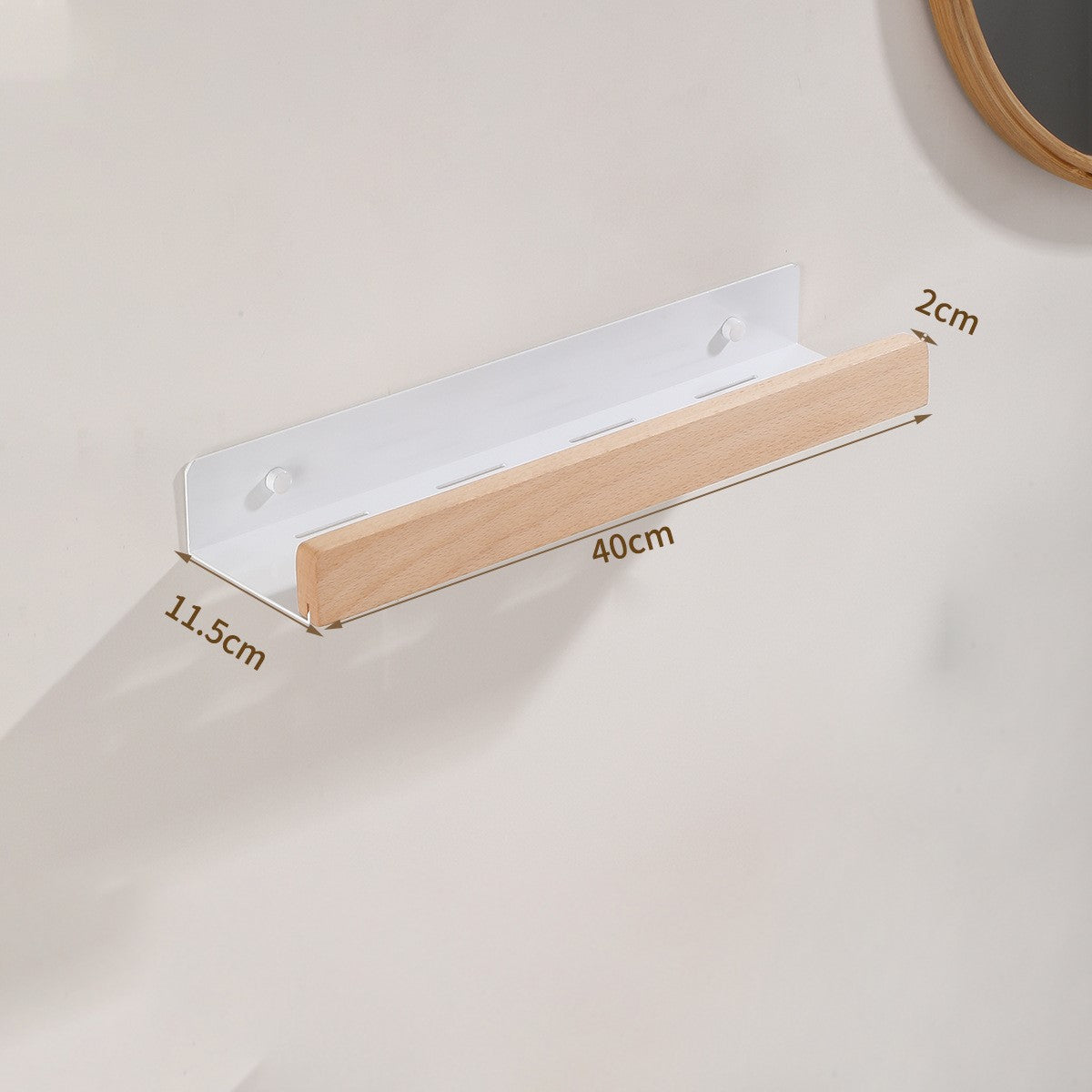 Support de Douche Mural sans Perçage avec Design Élégant | Rangement Pratique pour Salle de Bain 5