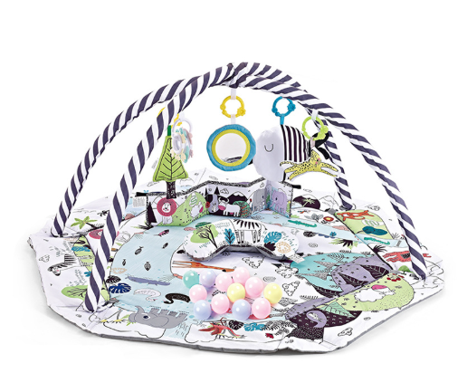 Tapis de Jeu Multifonctionnel 8 en 1 avec Jouets Sensoriels Détachables | Tapis en Mousse Douce pour le Développement Précoce 2