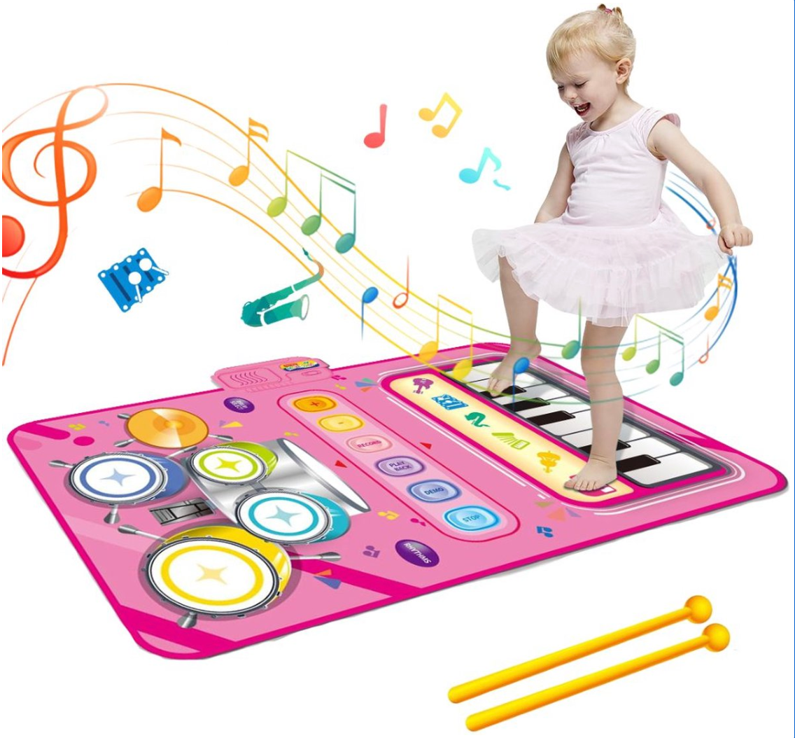 Tapis de Jeu Musical Interactif avec 5 Instruments | Développe la Créativité et la Motricité des Enfants 6