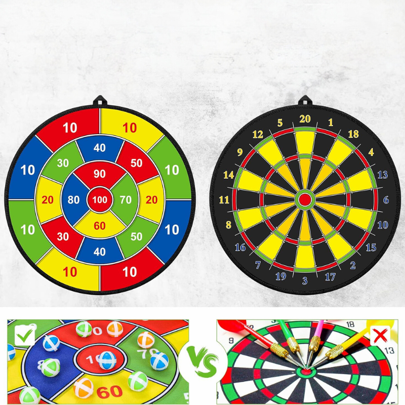 PlayTarget - Cible Fléchettes Enfants
