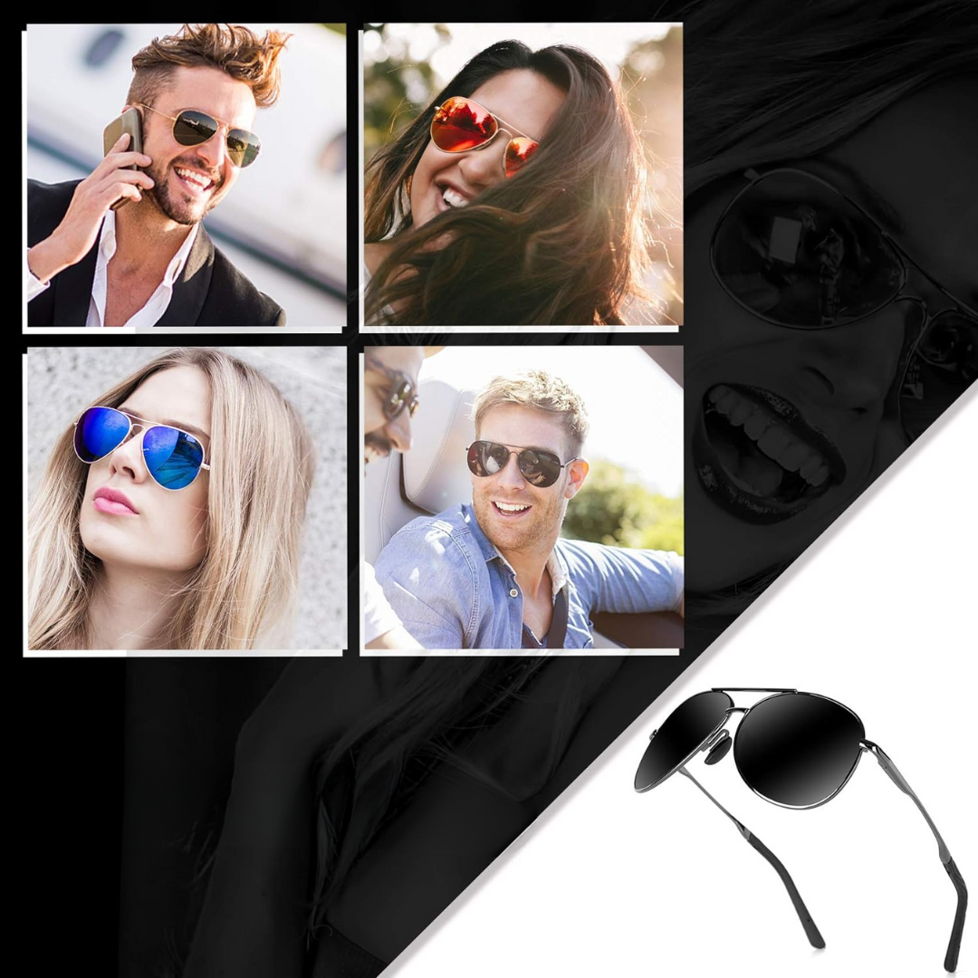 Joey – Lunettes Aviateur Polarisées Luxe