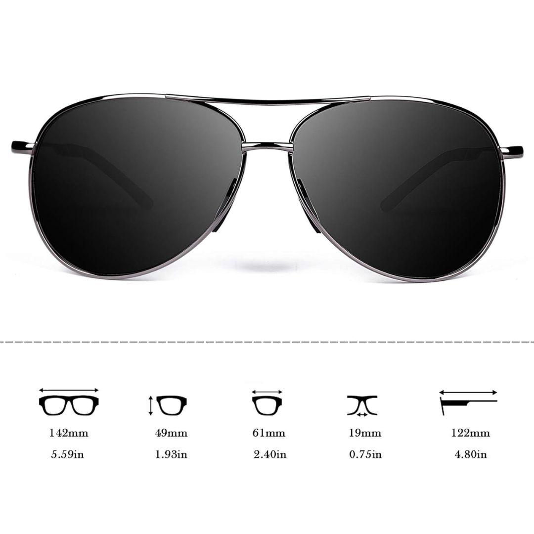 Joey – Lunettes Aviateur Polarisées Luxe